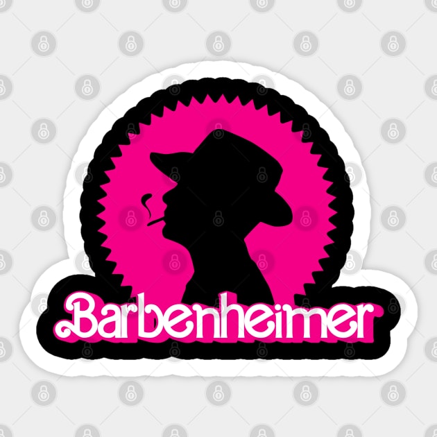 Barbenheimer Sticker by Cinestore Merch